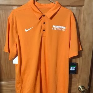NWT Nike Tennessee Vols Basketball Polo!